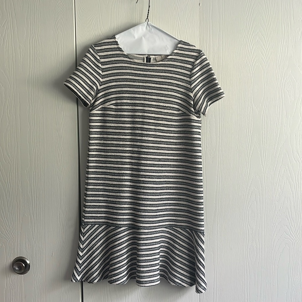 Loft woven coastal preppy dress